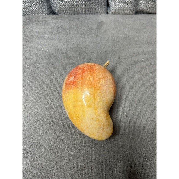 VTG Italian Alabaster Mango Pineapple Watermelon Stone Marble Fruit Tropical Lot - Picture 9 of 14